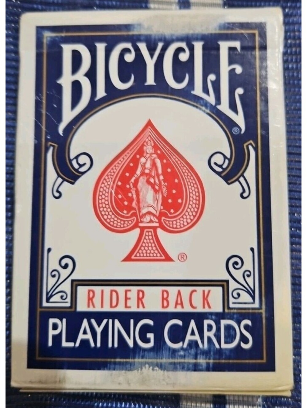 Bicycle Rider Back Poker Playing Cards Blue New Sealed